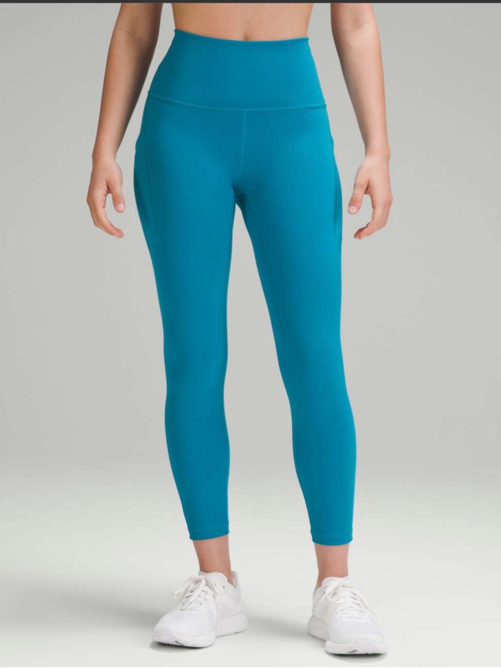 Lululemon Wunder Train High-Rise Tight with Pockets 25" in Hawaiian Blue